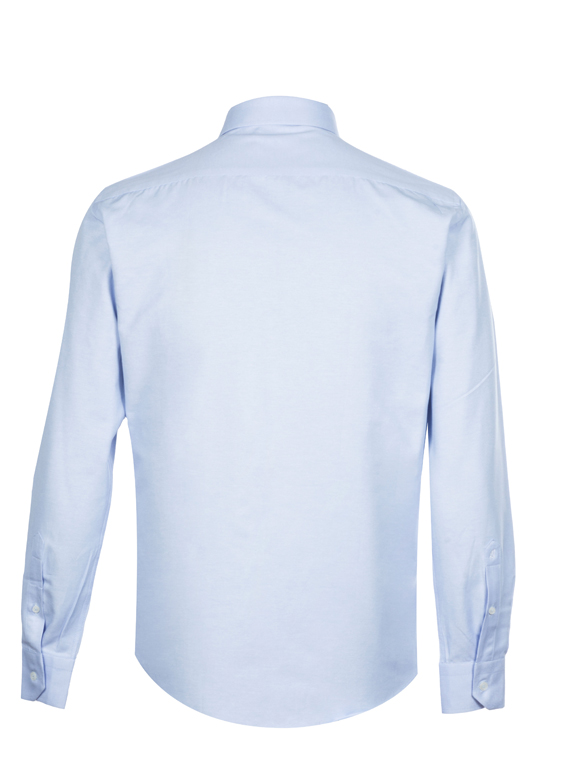 پیراهن مردانه آستین بلند آبی ال سی من 131