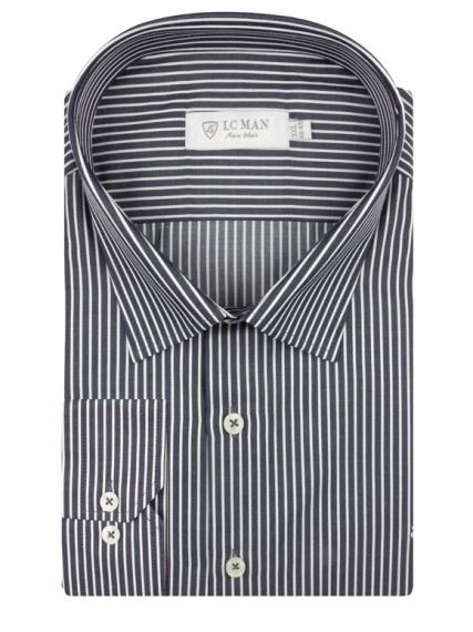 پیراهن مردانه راه راه آستین بلند ال سی من 148