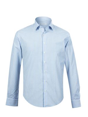 پیراهن مردانه راه راه آستین بلند ال سی من 145