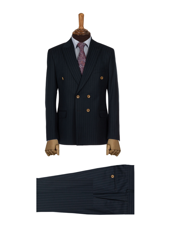 کت و شلوار مردانه راه راه ال سی من  197