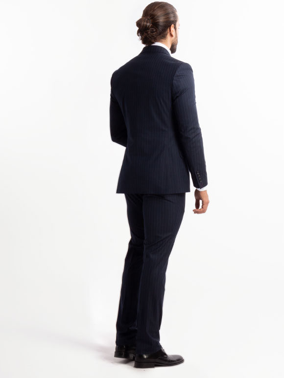 کت و شلوار مردانه راه راه ال سی من 197