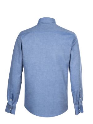 پیراهن مردانه آستین بلند سرمه ای ال سی من 096