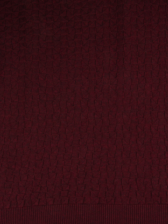 پلیور مردانه یقه دار بافت نیم زیپ ال سی من