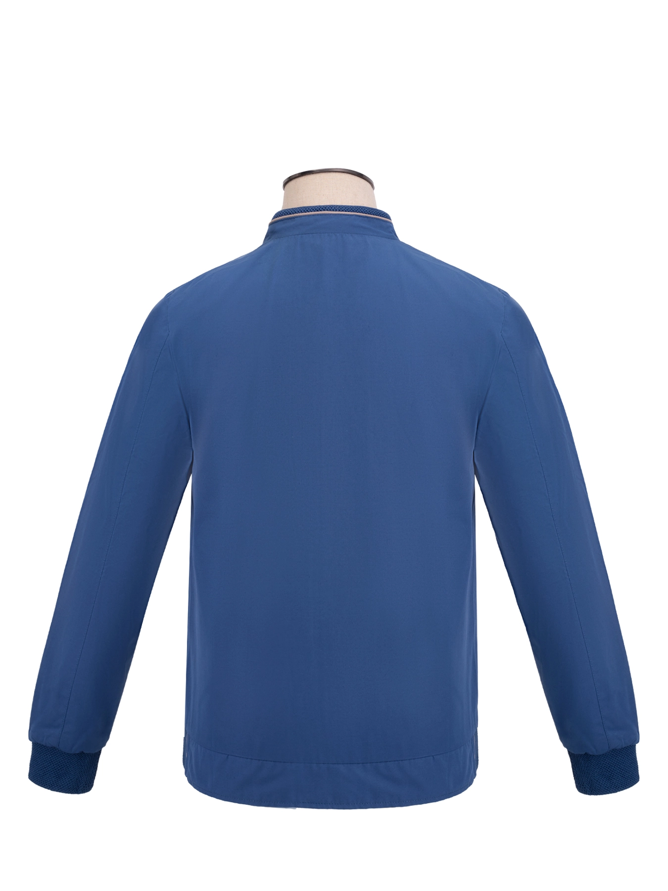 کاپشن بهاره دو رو آبی کرم 14