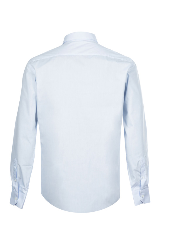 پیراهن مردانه آبی آستین بلند ال سی من 146