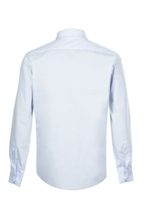 پیراهن مردانه آبی آستین بلند ال سی من 146