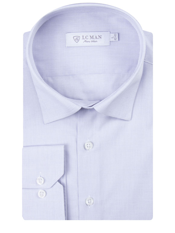 پیراهن مردانه چهارخانه آستین بلند ال سی من 146