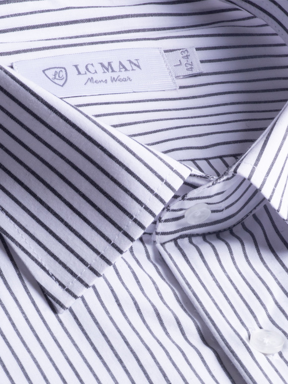 پیراهن مردانه راه راه آستین بلند ال سی من 146