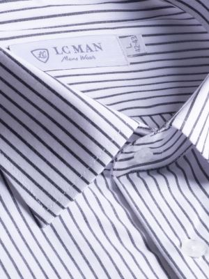 پیراهن مردانه راه راه آستین بلند ال سی من 146