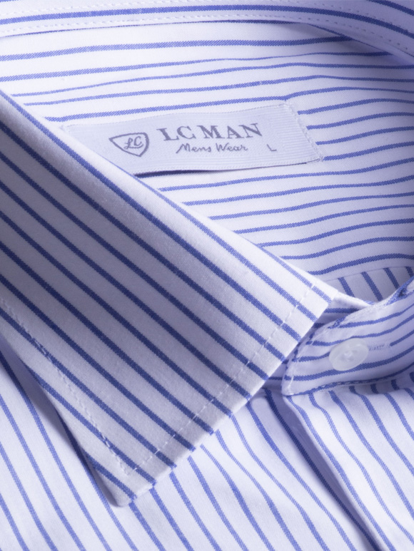 پیراهن مردانه راه راه آستین بلند ال سی من 146