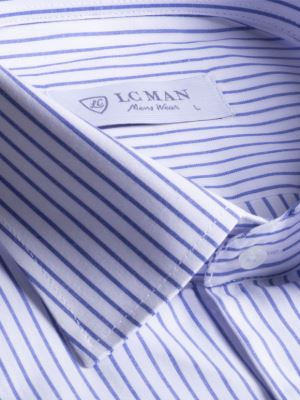 پیراهن مردانه راه راه آستین بلند ال سی من 146