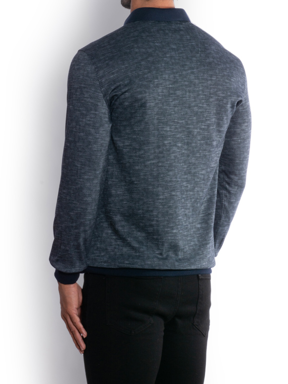 پولوشرت یقه شکاری سرمه ای ال سی من 1