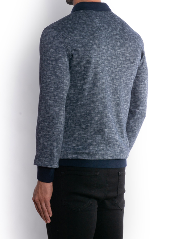 پولوشرت سلانیک یقه شکاری سرمه ای  ال سی من 5