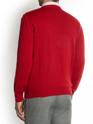 پلیور بافت یقه گرد ساده