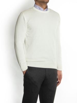 پلیور بافت یقه گرد ساده