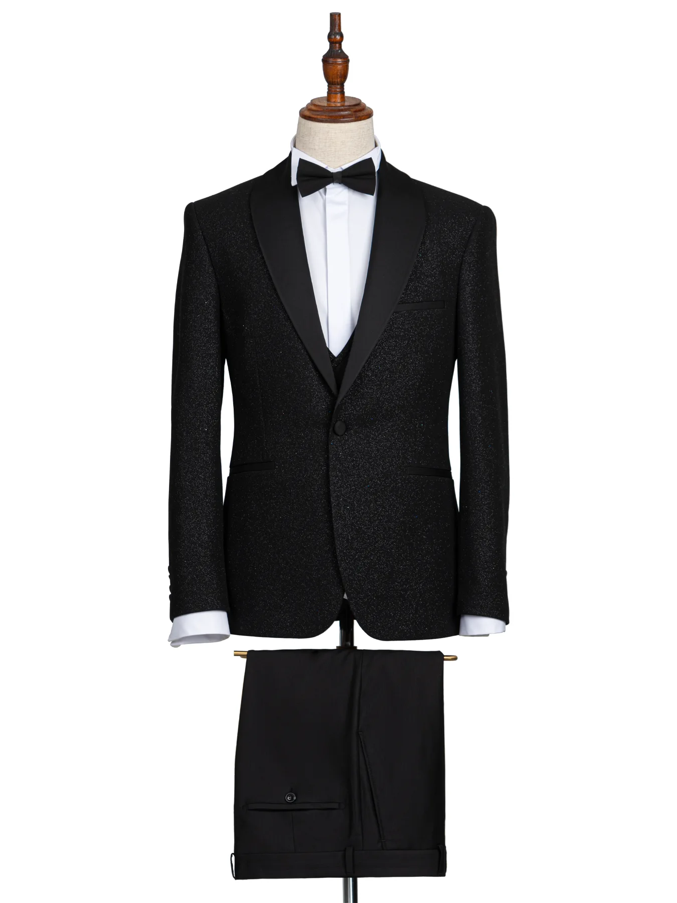 کت و شلوار و ژیله مجلسی-دامادی شاین دار 