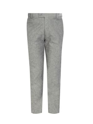 شلوار کتان طوسی ال سی من 