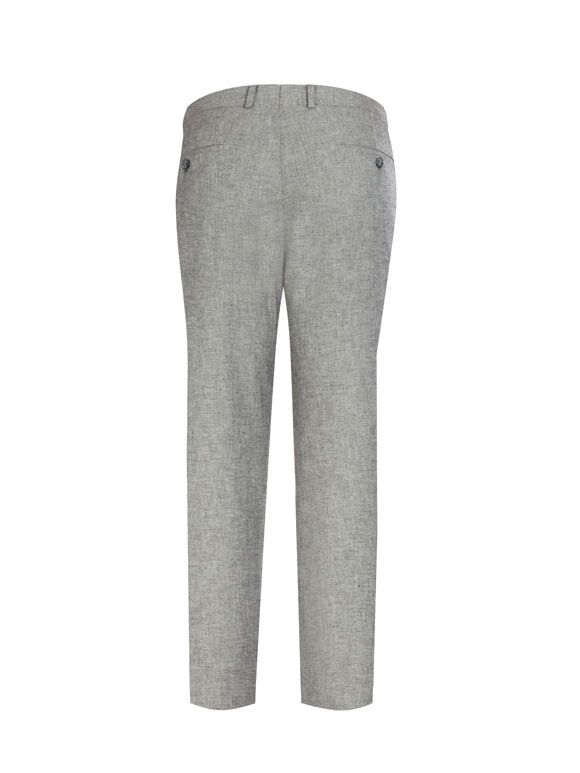 شلوار کتان طوسی ال سی من 