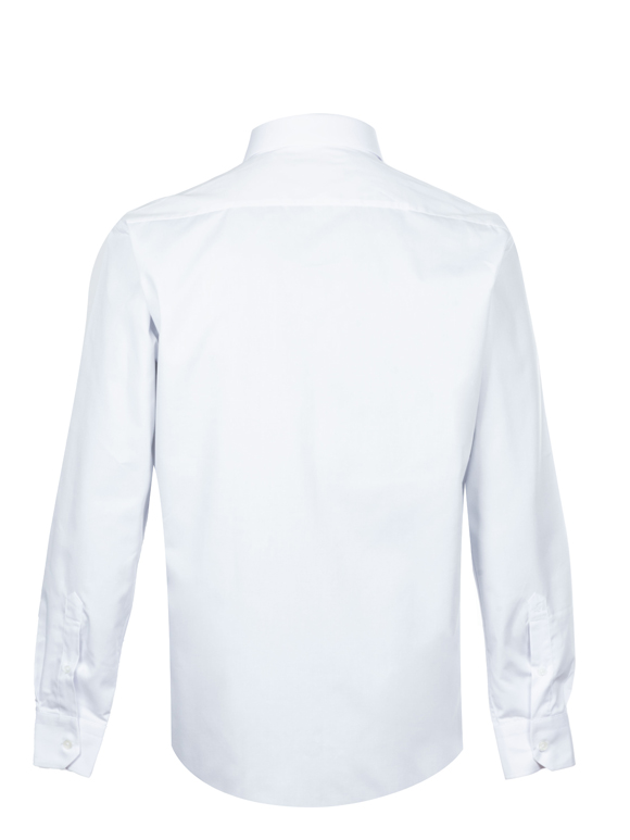 پیراهن مردانه سفید آستین بلند ال سی من 161