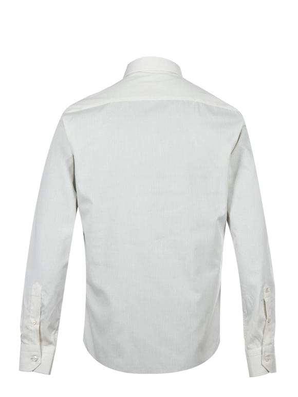 پیراهن کرم راه راه آستین بلند ال سی من 57