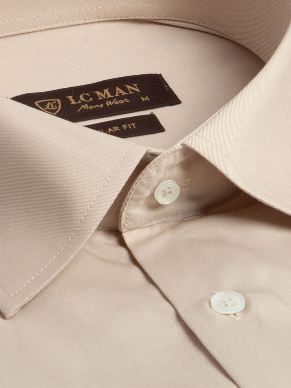 پیراهن مردانه آستین بلند ساده ال سی من 159