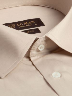 پیراهن مردانه آستین بلند ساده ال سی من 159