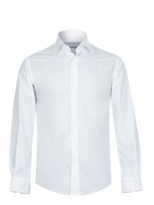 پیراهن مردانه سفید آستین بلند ال سی من 159