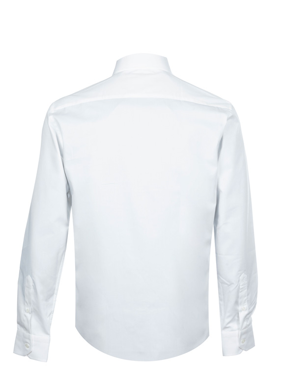 پیراهن مردانه سفید آستین بلند ال سی من 159