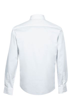 پیراهن مردانه سفید آستین بلند ال سی من 159