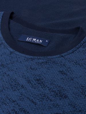 تیشرت یقه گرد سرمه ای جودون ال سی من 