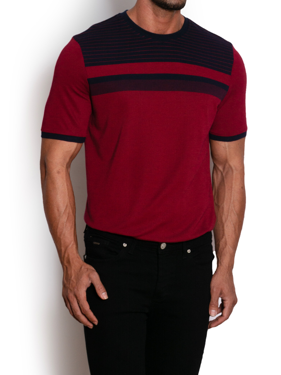 تیشرت یقه گرد ال سی من  286