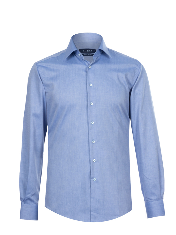 پیراهن آبی جودون آستین بلند ال سی من