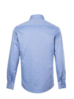 پیراهن آبی جودون آستین بلند ال سی من