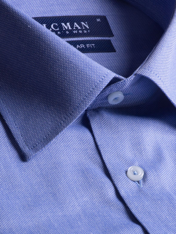 پیراهن آبی جودون آستین بلند ال سی من