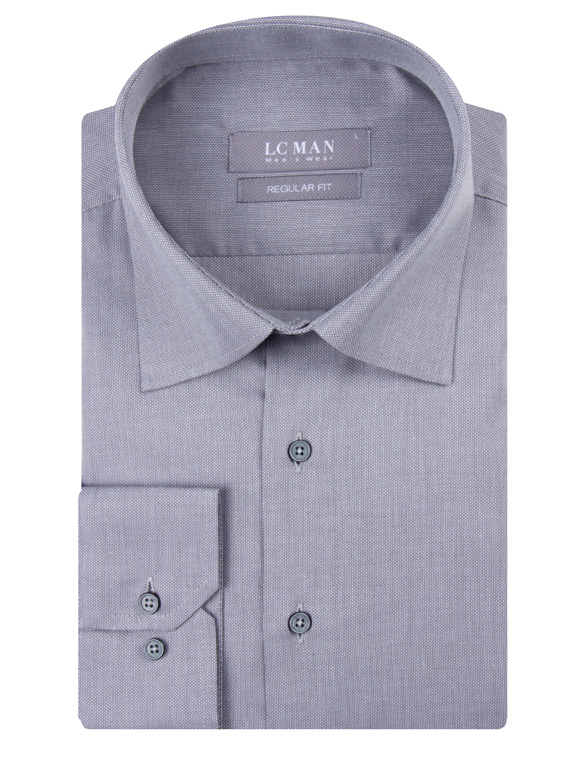 پیراهن طوسی جودون آستین بلند ال سی من 