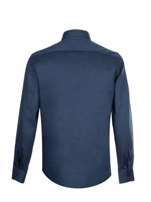 پیراهن مردانه سرمه ای جودون آستین بلند 183