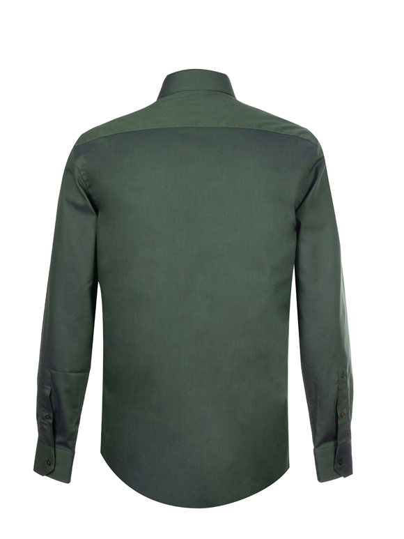 پیراهن سبز جودون آستین بلند ال سی من 