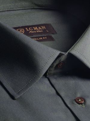 پیراهن سبز جودون آستین بلند ال سی من 