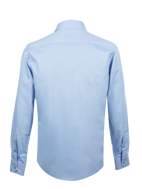 پیراهن آبی جودون آستین بلند ال سی من 1