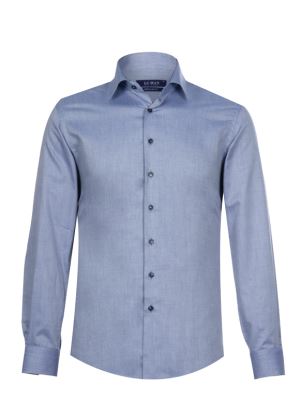 پیراهن سرمه ای جودون آستین بلند ال سی من 