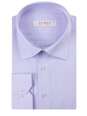 پیراهن بنفش راه راه آستین بلند ال سی من 