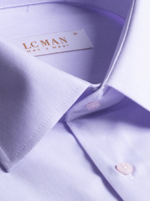 پیراهن بنفش راه راه آستین بلند ال سی من 