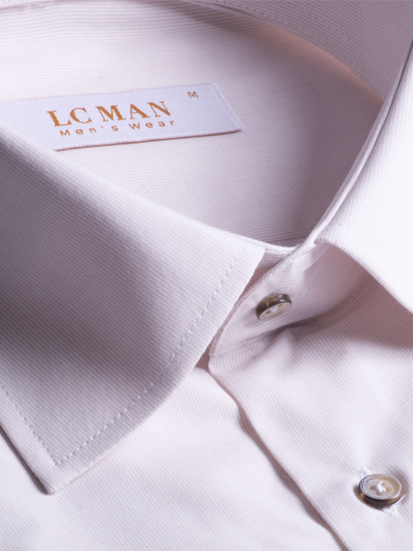 پیراهن کرم راه راه آستین بلند ال سی من 