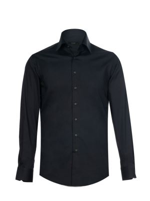 پیراهن مشکی آستین بلند ال سی من 3