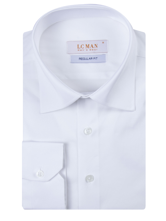 پیراهن سفید آستین بلند ال سی من 11