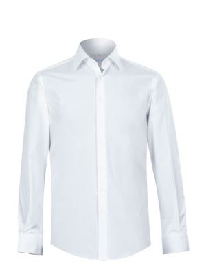 پیراهن سفید آستین بلند ال سی من 11