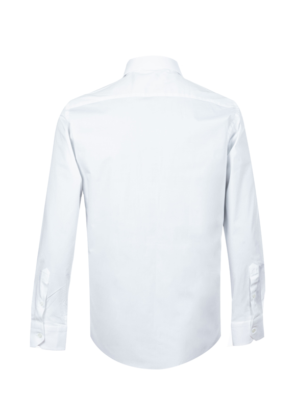 پیراهن سفید آستین بلند ال سی من 11