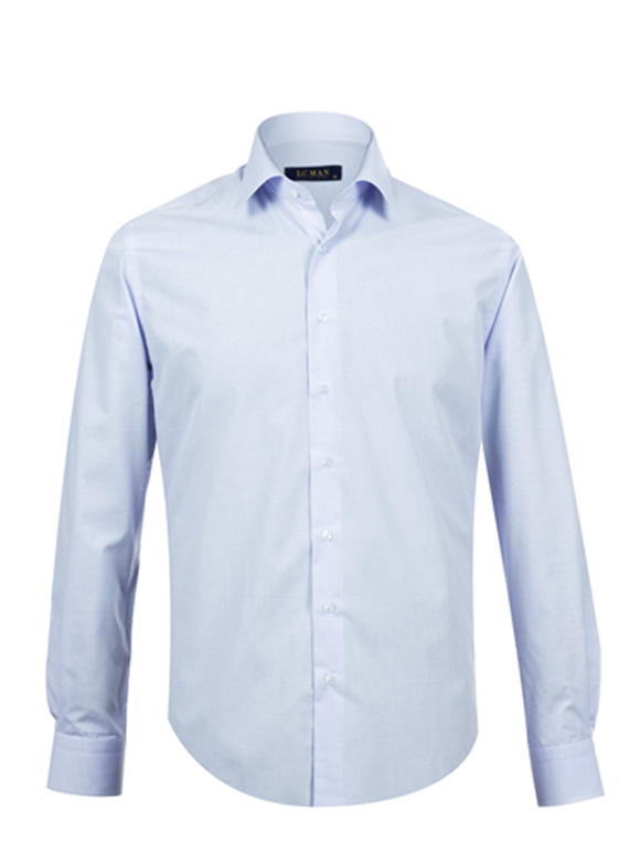 پیراهن چهارخانه ریز آستین بلند ال سی من 