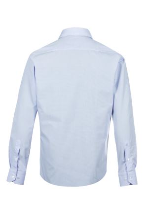 پیراهن چهارخانه ریز آستین بلند ال سی من 