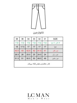 شلوار جین  مردانه سرمه ای روشن 9